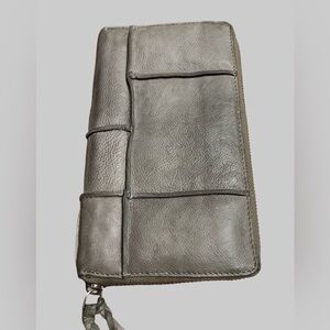 Cut n Paste Gray Leather Womens Wallet